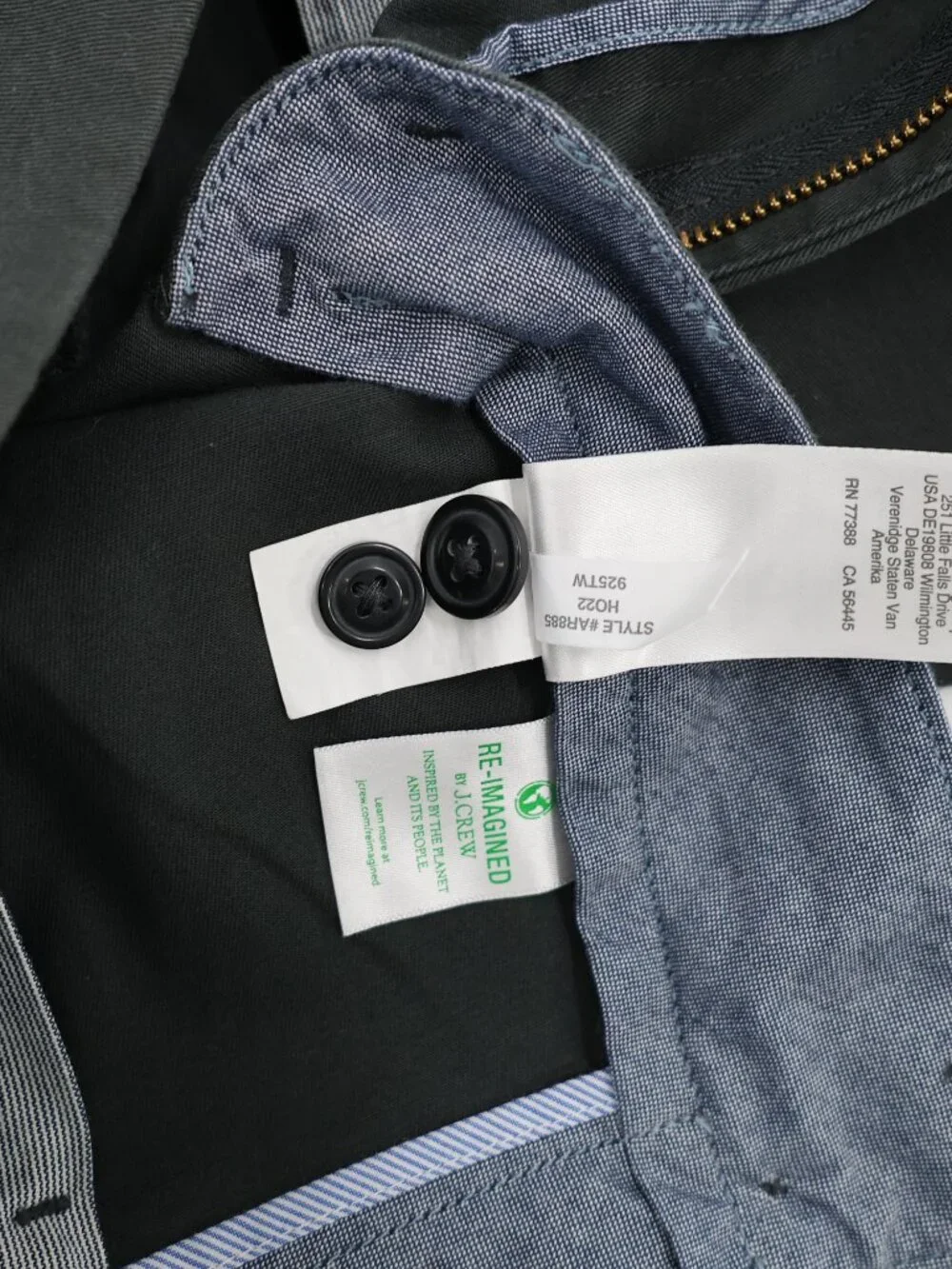 NWT J Crew Pants Men's 35 484 Slim Fit Cotton Stretch Chino Straight Leg Green